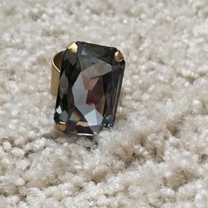 Alex and Ani gray adjustable size ring